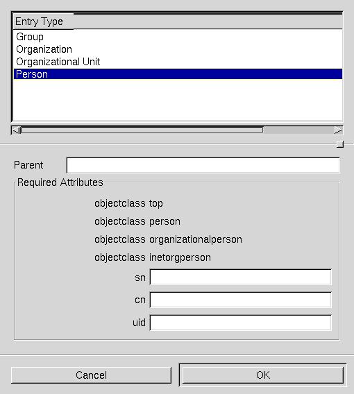 Add Entry Dialog